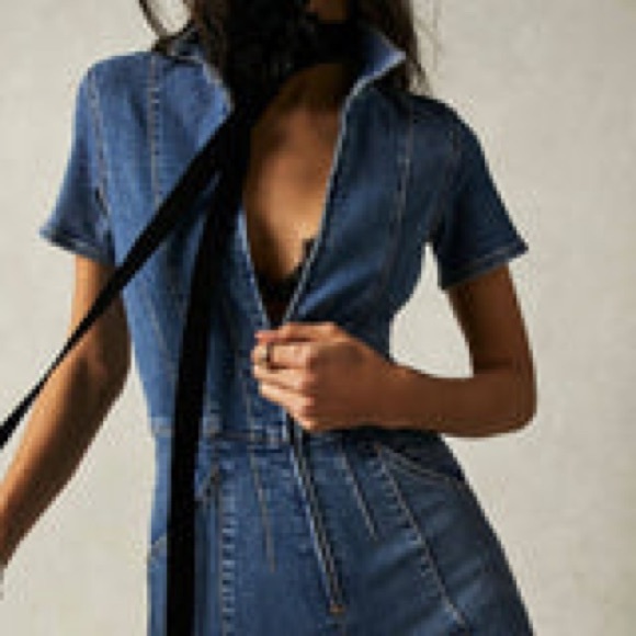 Free People Jayde Flare Jumpsuit - Picture 3 of 4
